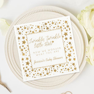 Twink、Twinkle Little Star Baby Shower スタンダードカクテルナプキン