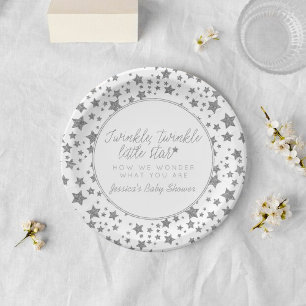 Twink、Twinkle Little Star Baby Shower ペーパープレート