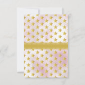 Twink、Twinkle Little Star Baby Shower 招待状 (裏面)