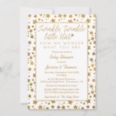 Twink、Twinkle Little Star Baby Shower 招待状 (正面)