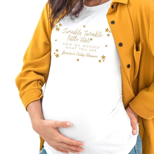 Twink、Twinkle Little Star Baby Shower Tシャツ