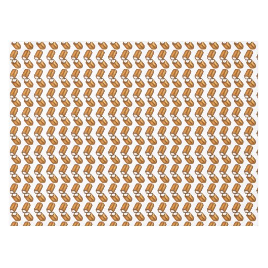 Twinkieクリーム入りスナックケーキグルメテーブルクロス テーブルクロス (正面(横))