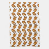 Twinkieクリーム入りスナックケーキジャンクフードグルメ キッチンタオル (縦)