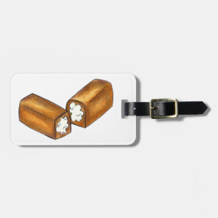 Twinkieクリーム入りスナックケーキジャンクフードグルメ ラゲッジタグ