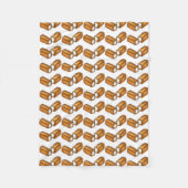 Twinkieクリーム入りスナックケーキジャンクフードプリント フリースブランケット (正面)