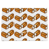 Twinkieクリーム入りスナックケーキジャンクフード抱き枕 ラージペーパーバッグ (正面)