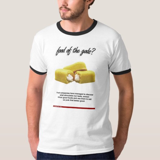 Twinkie -神の食糧か。 tシャツ (正面)