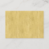 Twinkleスターネイビー&金ゴールドおむつラッフルカード エンクロージャーカード (裏面)