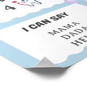 Twinkleスター輝く1年目の誕生日マイルストーン ポスター (角)