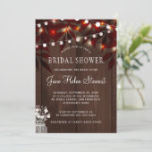 Twinkleライツラスティック紅葉ブライダルシャワー 招待状 (スタンド正面)