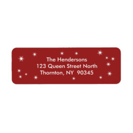 Twinkleライト差出人住所ラベル ラベル