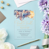 Twinkleリトルスタージェンダーがパーティーを明らかに アクリル招待状 (インサイチュ (ウェディング))