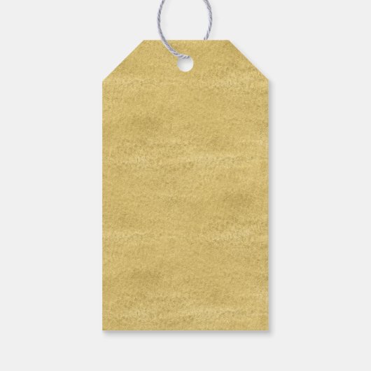 Twinkleリトルスターネイビー&金ゴールドベビーシャワー ギフトタグ (裏面)