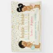 Twinkleリトルスターベビー性別リビールミディアム 横断幕 (縦)