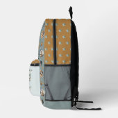 Twinkleリトルスター動物パターンボーイベビー名 プリントバックパック (右)