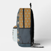 Twinkleリトルスター動物パターンボーイベビー名 プリントバックパック (右)