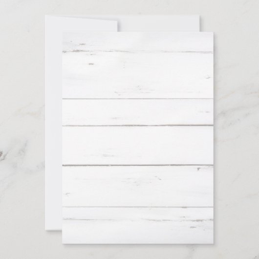 Twinkleリトルスター金ゴールドウッドボーイベビーシャワー 招待状 (裏面)