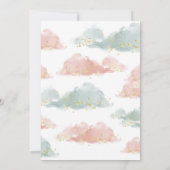 Twinkle小さなスターベビージェンダーがパーティーを明かす 招待状 (裏面)