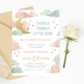 Twinkle小さなスターベビージェンダーがパーティーを明かす 招待状