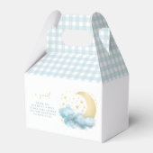 Twinkle小さなスター金ゴールド男の赤ちゃんシャワーお気に入りボックス フェイバーボックス (裏面サイド)