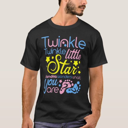 Twinkle小さな星おばあちゃん疑問に思お前は何だ – tシャツ (正面)