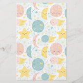 Twinkle小さな星の赤ちゃんシャワービンゴゲーム チラシ (裏面)