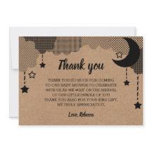 Twinkle小さな星クラフト赤ちゃんシャワーありがとう