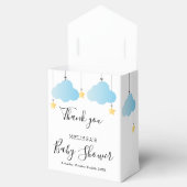 Twinkle小さな星ブルーボーイベビーシャワー フェイバーボックス (オープン)