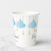 Twinkle小さな星ブルーボーイベビーシャワー 紙コップ (右)