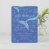 Twinkle虹色海マーメイドブルー 招待状 (スタンド正面)