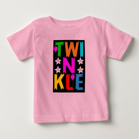 TWINKLE baby t- shirt ベビーTシャツ (正面)