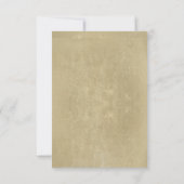 Twinkle Lightsツリー結素朴婚RSVPカード 出欠カード (裏面)