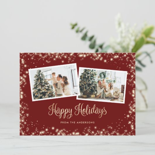 Twinkle Lights赤2枚 シーズンカード (スタンド正面)