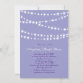 Twinkle Lights Bridal Shower Invitation 招待状 (正面)
