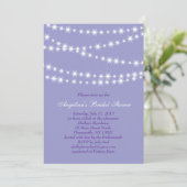 Twinkle Lights Bridal Shower Invitation 招待状 (スタンド正面)