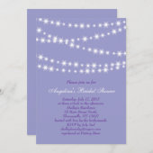 Twinkle Lights Bridal Shower Invitation 招待状 (正面/裏面)