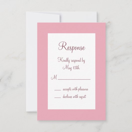 Twinkle Lights RSVP (ピンク) (裏面)