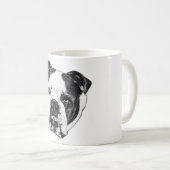 Twinkle-Lit Bulldog Brew コーヒーマグカップ (正面右)