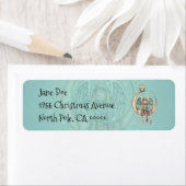 Twinkle Little Angel and Owl Illustrated Art ラベル (インサイチュ)