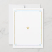 Twinkle Little Starが赤ちゃんブルーを金ゴールド (裏面)