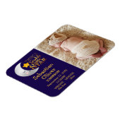 Twinkle Little Starプリント写真誕生のお知らせ マグネット (左側)