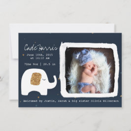 Twinkle Little Starベビー写真のお知らせ 案内状