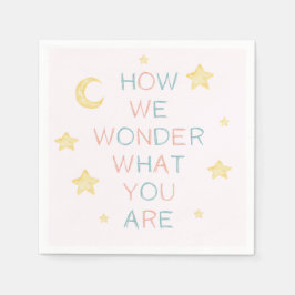 Twinkle Little Star私たちがジェンダーに明らかに疑問に思する方法 スタンダードカクテルナプキン