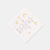 Twinkle Little Star私たちがジェンダーに明らかに疑問に思する方法 スタンダードカクテルナプキン (角)