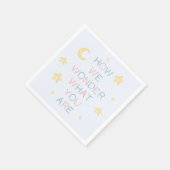 Twinkle Little Star私たちがジェンダーに明らかに疑問に思する方法 スタンダードカクテルナプキン (角)