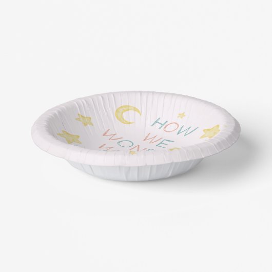 Twinkle Little Star私たちがジェンダーに明らかに疑問に思する方法 ペーパーボウル (傾斜あり)