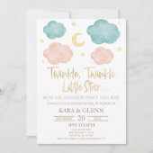 Twinkle Little Star私たちがジェンダーに明らかに疑問に思する方法 招待状 (正面)