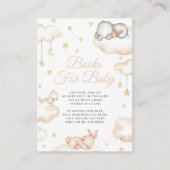 Twinkle Little Star Animalsニュートラルブックスベビー エンクロージャーカード (正面)