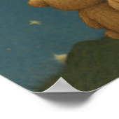 Twinkle Little Star Baby Showerウェルカムポスター ポスター (角)