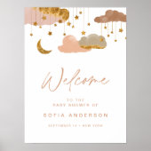 Twinkle Little Star Baby Showerウェルカムポスター ポスター (正面)